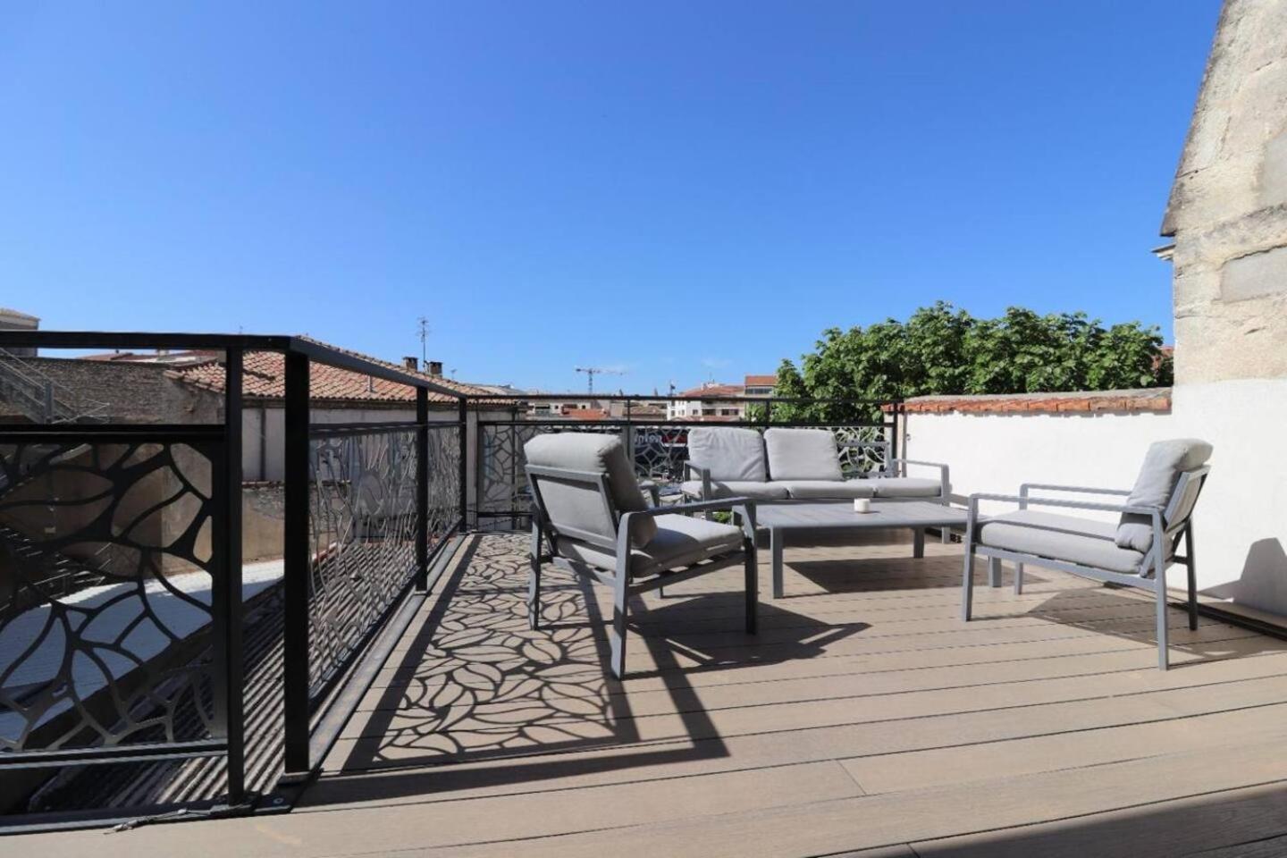 Duplex 120M2 Terrasse Vue Sur Nimes Daire Dış mekan fotoğraf